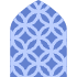 Abstract Arch Door Element from Geometric Shapes - Texturized Set