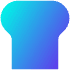 Abstract Bread Element from Geometric Shapes - Gradient Set