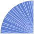 Abstract Circle Sharp Half Element from Geometric Shapes - Texturized Set