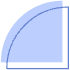 Abstract Circle Sharp Half Element from Geometric Shapes - Combo Set