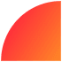 Abstract Circle Sharp Half Element from Geometric Shapes - Gradient Set