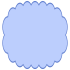 Abstract Cloud Horizontal Element from Geometric Shapes - Filled Set