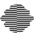 Abstract Cloud Vertical Element from Geometric Shapes - Texturized Set