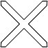 Abstract Cross Element from Geometric Shapes - Line Set