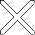 Abstract Cross Element from Geometric Shapes - Filled Set