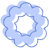 Abstract Donut Element from Geometric Shapes - Combo Set