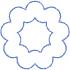 Abstract Donut Element from Geometric Shapes - Line Set