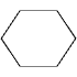 Abstract Hexagon Vertical Element from Geometric Shapes - Filled Set