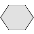 Abstract Hexagon Vertical Element from Geometric Shapes - Combo Set