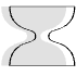 Abstract Hourglass Element from Geometric Shapes - Combo Set