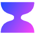 Abstract Hourglass Element from Geometric Shapes - Gradient Set
