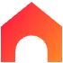 Abstract House Element from Geometric Shapes - Gradient Set