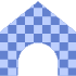 Abstract House Element from Geometric Shapes - Texturized Set
