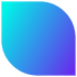 Abstract Oval Sharp Element from Geometric Shapes - Gradient Set