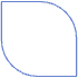 Abstract Oval Sharp Element from Geometric Shapes - Line Set