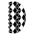 Abstract Pastry Element from Geometric Shapes - Texturized Set