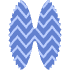 Abstract Pastry Bow Element from Geometric Shapes - Texturized Set