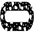 Abstract Path Oval Route Element from Geometric Shapes - Texturized Set