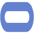 Abstract Path Oval Route Element from Geometric Shapes - Flat Set