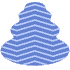 Abstract Pine Nature Element from Geometric Shapes - Texturized Set