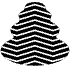 Abstract Pine Nature Element from Geometric Shapes - Texturized Set