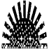 Abstract Sunset Element from Geometric Shapes - Texturized Set