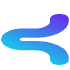 Abstract Worm Element from Geometric Shapes - Gradient Set