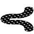 Abstract Worm Element from Geometric Shapes - Texturized Set