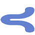 Abstract Worm Element from Geometric Shapes - Flat Set