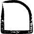 Arch Block 1 Element from Organic Shapes - Outlined Ink Set