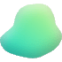 Bean Soft 1 Element from Blob Shapes - Gradient Set