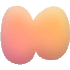 Bean Tilt Element from Blob Shapes - Gradient Set