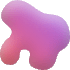 Blob Curve 1 Element from Blob Shapes - Gradient Set