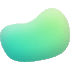 Blob Soft 1 Element from Blob Shapes - Gradient Set