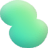 Blob Uneven 1 Element from Blob Shapes - Gradient Set
