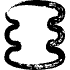 Block Round Bone Element from Organic Shapes - Outlined Ink Set