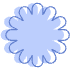Circle Flower Element from Geometric Shapes - Combo Set
