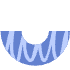 Circle Half Element from Geometric Shapes - Texturized Set