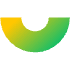 Circle Half Element from Geometric Shapes - Gradient Set