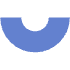 Circle Half Element from Geometric Shapes - Flat Set