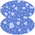 Circle Oval Stone Element from Geometric Shapes - Texturized Set