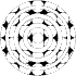 Circle Point Target Element from Geometric Shapes - Texturized Set