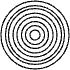 Circle Point Target Element from Geometric Shapes - Line Set