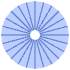 Circle Spin Element from Geometric Shapes - Filled Set