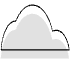 Cloud Half Element from Geometric Shapes - Combo Set