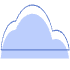Cloud Half Element from Geometric Shapes - Combo Set