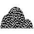 Cloud Half Element from Geometric Shapes - Texturized Set