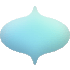Diamond Curve Oval Element from Inky (Gradient) Set