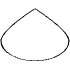 Drop Element from Geometric Shapes - Filled Set