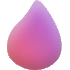 Drop Fat Round Element from Inky (Gradient) Set